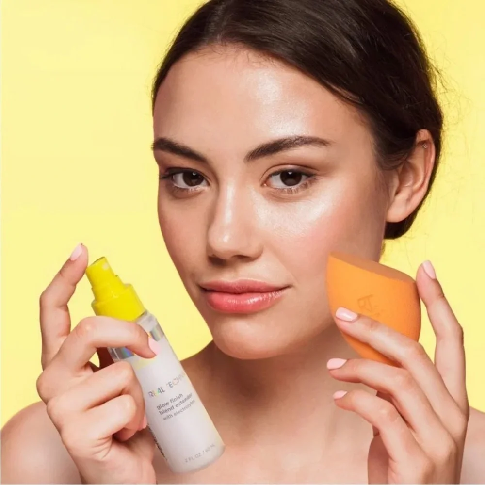 NWT 2 Bottles of Real Techniques Glow Finish Blend Extender